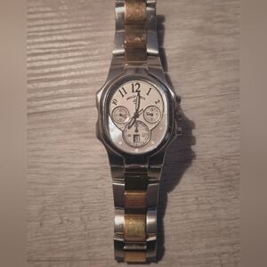 Philip Stein Two Tone Chronograph Natural Frequency Tech Watch Stainless Steel
